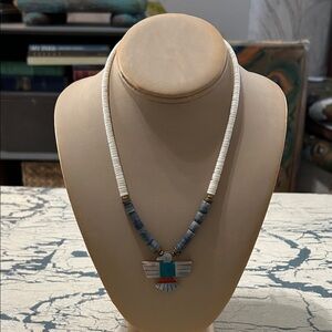 Handcrafted Multicolor Thunderbird Necklace